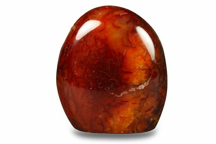 Free-Standing, Polished Carnelian Agate - Madagascar #283481